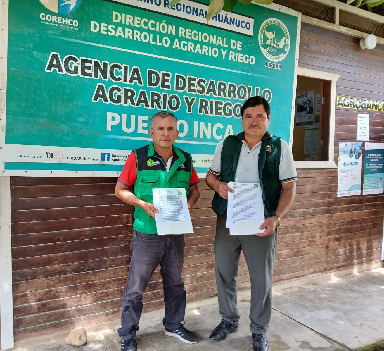 Firma de convenio Agencia Agraria